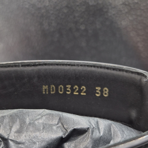 Dior Black Ankle Boots with Silver Buckles - Picture 9 of 13